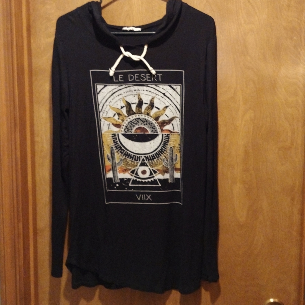 Le Desert Thin Tunic Hoodie